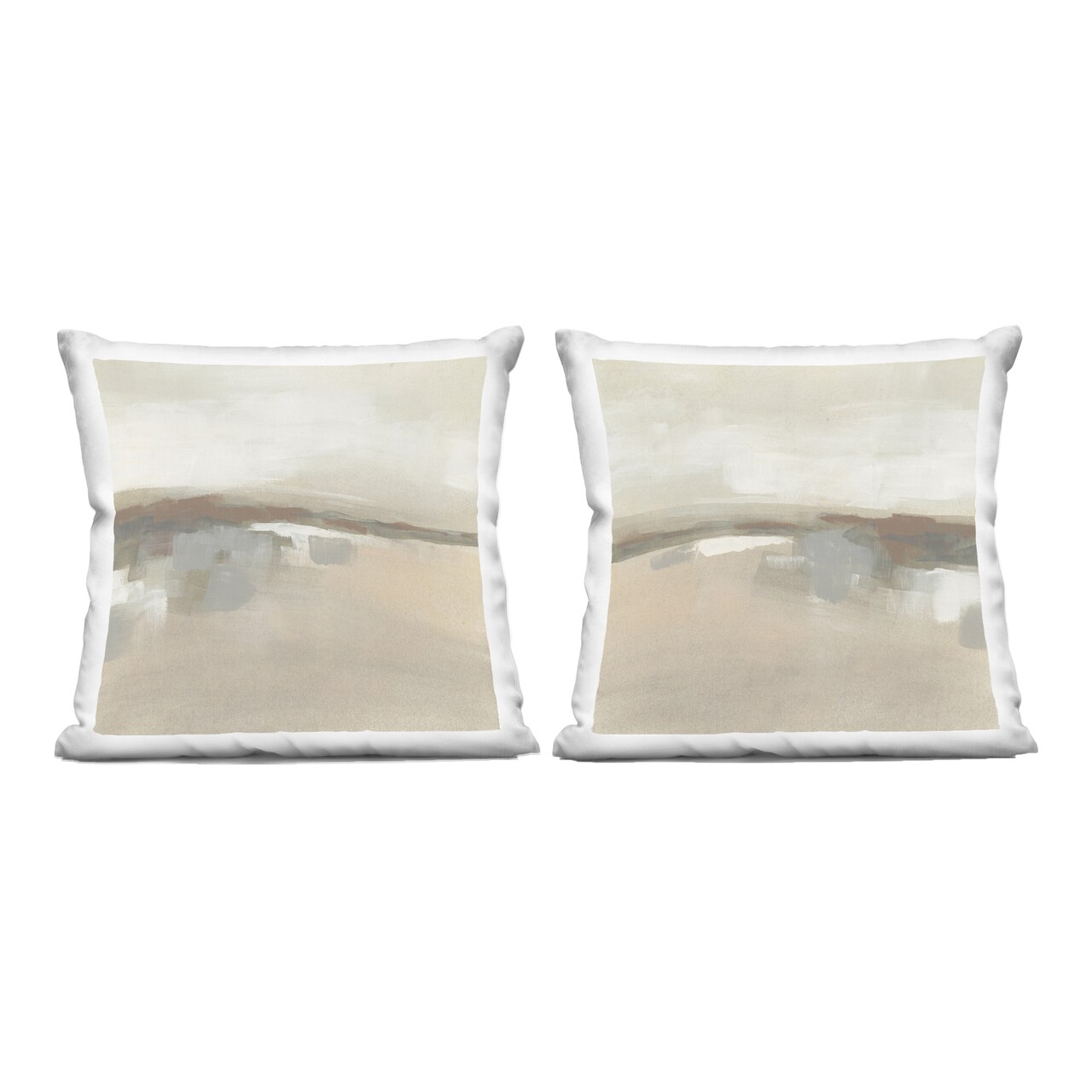 Stupell Industries Earthy Landscape Impressions 2pc Decorative Printed Pillow Set design by June Erica Vess, 18 x 7 x 18
